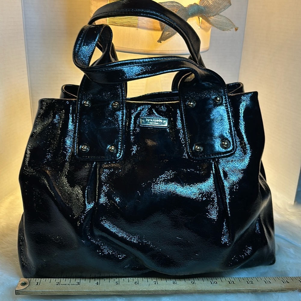 kate spade Black Patent Leather Satchel